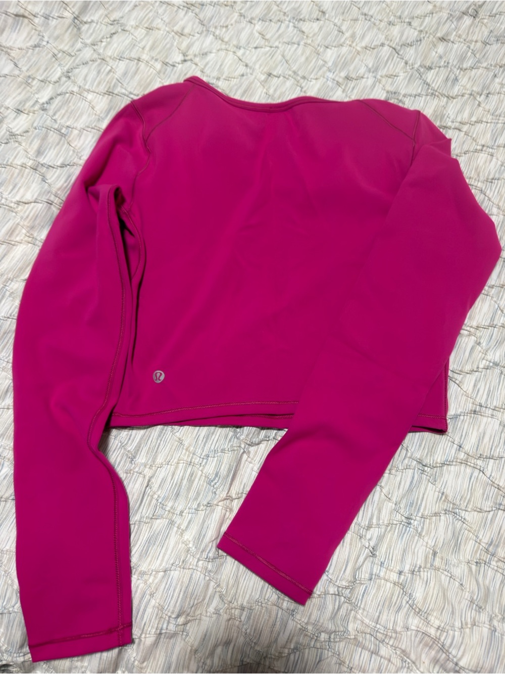 Lululemon Wunder Train Long Sleeve Cropped Shirt
